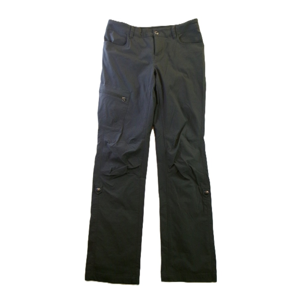 Patagonia Womens‎ 0 Quandary Hiking Pants Grey Straight Leg Roll Up